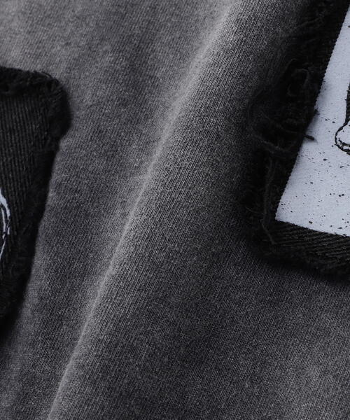 DankeSchon/ダンケシェーン/PIGMENT SPRAY S/S TEE PATCH（T
