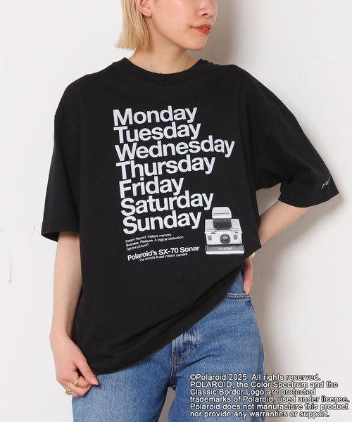 Johnbull(ジョンブル)の「【JOHNBULL/ジョンブル】POLAROID SX-70-1 Tsh(Tシャツ/カットソー・レディース・ブラック/ホワイト・FREE)」の12枚目の写真