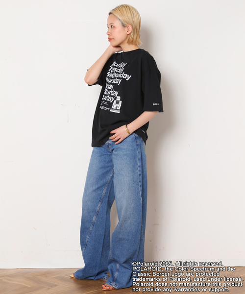 Johnbull(ジョンブル)の「【JOHNBULL/ジョンブル】POLAROID SX-70-1 Tsh(Tシャツ/カットソー・レディース・ブラック/ホワイト・FREE)」の16枚目の写真