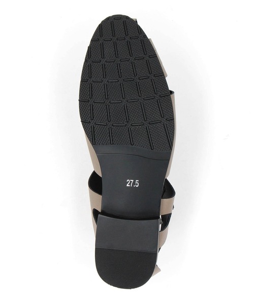 MONSIEUR NICOLE（ムッシュニコル）の「グルカサンダル（サンダル・メンズ・ベージュ/ブラック・25.5cm/26.5cm/27.5cm）」の5枚目の写真