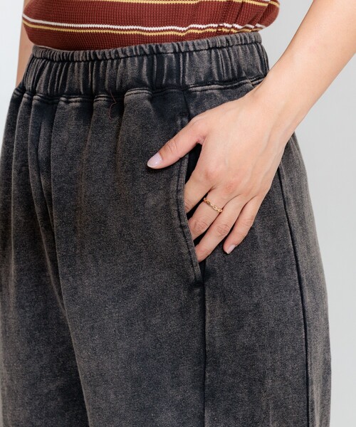 FREAK'S STORE（フリークスストア）の「フェード加工 カーブイージーパンツ/スウェットパンツ（スウェットパンツ・レディース・ブラック/ブラウン・ﾌﾘ-）」の20枚目の写真