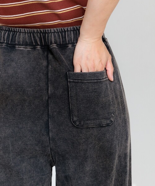 FREAK'S STORE（フリークスストア）の「フェード加工 カーブイージーパンツ/スウェットパンツ（スウェットパンツ・レディース・ブラック/ブラウン・ﾌﾘ-）」の22枚目の写真