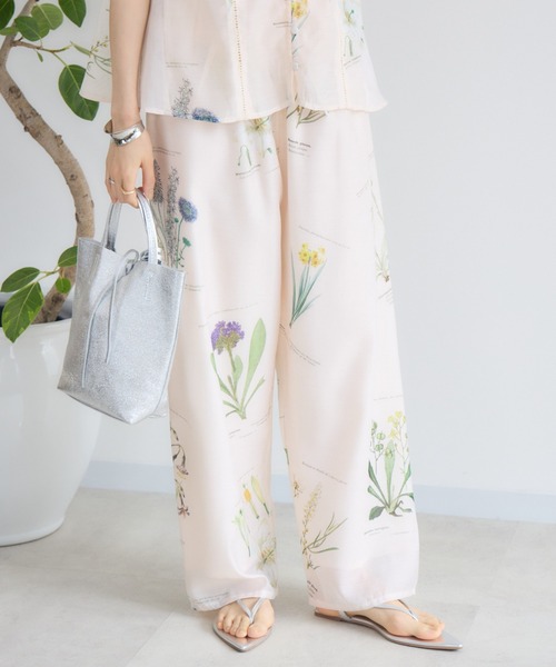 潮騒('74仏) キャサリン・ロス KATHARINE ROSS】Vintage flower パンツ（その他パンツ