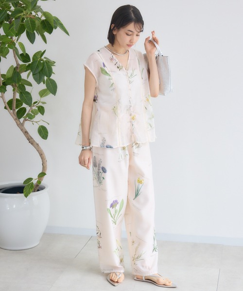 KATHARINE ROSS（キャサリンロス）の「【KATHARINE ROSS】Vintage flower パンツ（その他パンツ・レディース・ブラック/アイボリー・MEDIUM）」の11枚目の写真