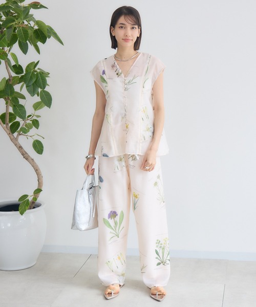 KATHARINE ROSS（キャサリンロス）の「【KATHARINE ROSS】Vintage flower パンツ（その他パンツ・レディース・ブラック/アイボリー・MEDIUM）」の12枚目の写真