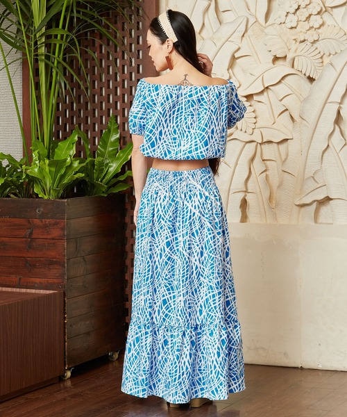 Maunaloa(マウナロア)の「【Maunaloa】ナルセットアップドレス(ドレス・レディース・イエロー/ブルー/グリーン/ターコイズブルー/レッド・FREE)」の13枚目の写真