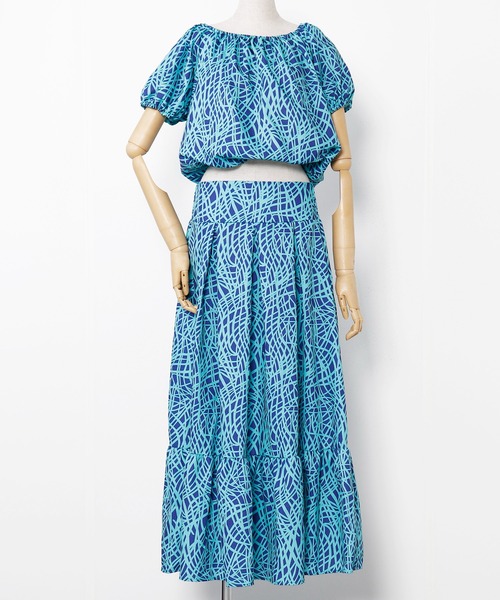 Maunaloa(マウナロア)の「【Maunaloa】ナルセットアップドレス(ドレス・レディース・イエロー/ブルー/グリーン/ターコイズブルー/レッド・FREE)」の16枚目の写真