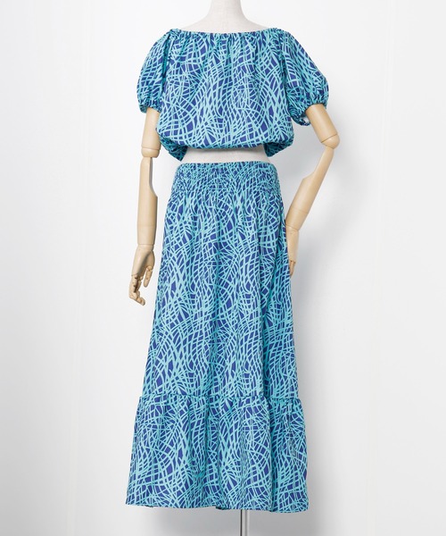 Maunaloa(マウナロア)の「【Maunaloa】ナルセットアップドレス(ドレス・レディース・イエロー/ブルー/グリーン/ターコイズブルー/レッド・FREE)」の15枚目の写真