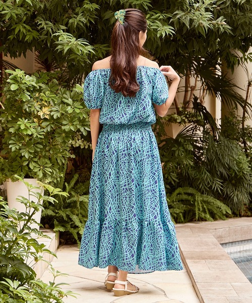 Maunaloa(マウナロア)の「【Maunaloa】ナルセットアップドレス(ドレス・レディース・イエロー/ブルー/グリーン/ターコイズブルー/レッド・FREE)」の14枚目の写真