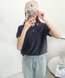 【U.S. POLO ASSN】ワンポイントロゴ半袖ポロシャツ
