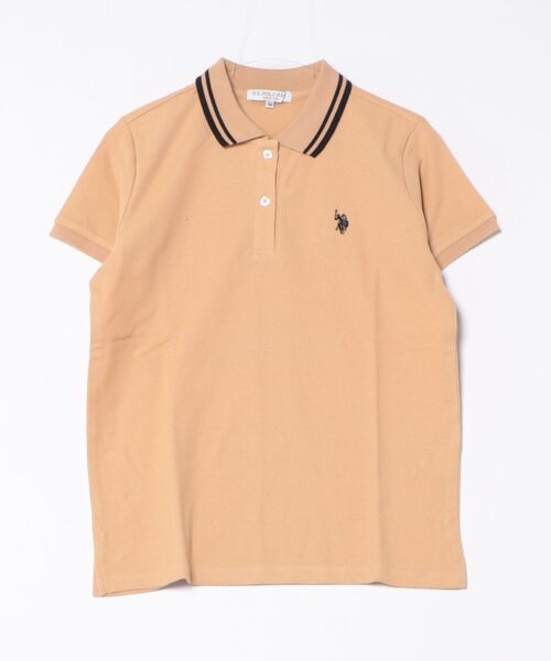 Dita Muaj.（ディータムアージュ）の「【U.S. POLO ASSN】ワンポイントロゴ半袖ポロシャツ（Tシャツ/カットソー・レディース・ブラック/ホワイト/ベージュ/ネイビー・FREE）」の22枚目の写真