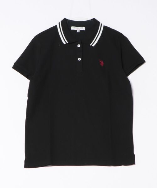 Dita Muaj.（ディータムアージュ）の「【U.S. POLO ASSN】ワンポイントロゴ半袖ポロシャツ（Tシャツ/カットソー・レディース・ブラック/ホワイト/ベージュ/ネイビー・FREE）」の13枚目の写真