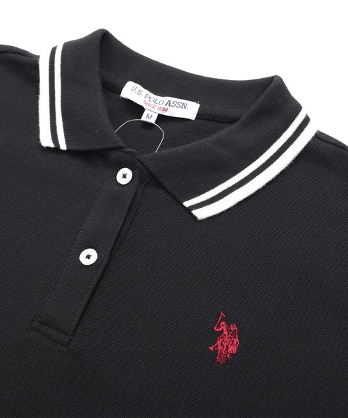 Dita Muaj.（ディータムアージュ）の「【U.S. POLO ASSN】ワンポイントロゴ半袖ポロシャツ（Tシャツ/カットソー・レディース・ブラック/ホワイト/ベージュ/ネイビー・FREE）」の14枚目の写真