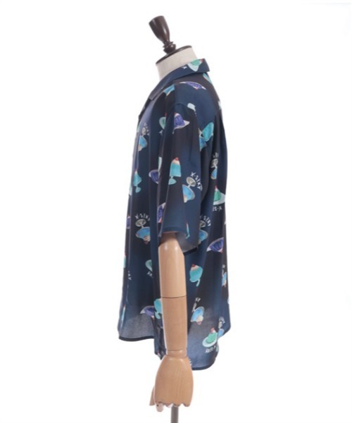 AXES-X（アクシーズエックス）の「ゼリープリントアロハシャツ（シャツ/ブラウス・メンズ・ネイビー/ホワイト/ピンク・LARGE/X-LARGE/MEDIUM）」の21枚目の写真