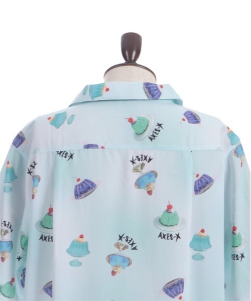 AXES-X（アクシーズエックス）の「ゼリープリントアロハシャツ（シャツ/ブラウス・メンズ・ネイビー/ホワイト/ピンク・LARGE/X-LARGE/MEDIUM）」の19枚目の写真