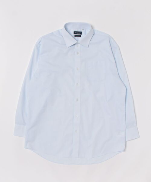 TOKYO SHIRTS(トウキョウシャツ)の「【超形態安定】 形態安定ノンアイロン ワイド 長袖ビジネスワイシャツ(大きいサイズ・長いサイズ)(ビジネスシャツ・メンズ・サックスブルー・首回り39cm-裄丈88cm/首回り41cm-裄丈90cm/首回り42cm-裄丈90cm/首回り43cm-裄丈90cm/首回り45cm-裄丈82cm/首回り45cm-裄丈86cm/首回り45cm-裄丈90cm/首回り47cm-裄丈86cm/首回り47cm-裄丈90cm)」の6枚目の写真