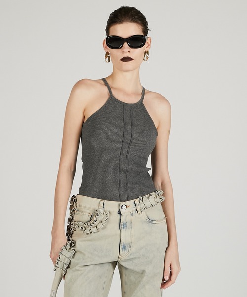 新品未使用　KARRY American sleeve tank グレー　完売品 KARRY American sleeve tank グレー - メルカリ