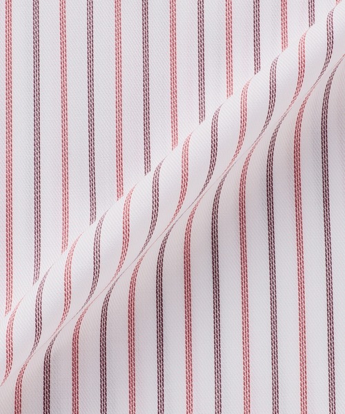 TOKYO SHIRTS(トウキョウシャツ)の「【吸水速乾】 形態安定ノーアイロン スキッパー 5分袖ビジネスワイシャツ(ビジネスシャツ・レディース・ピンク・S/M/L/LL/XL)」の5枚目の写真