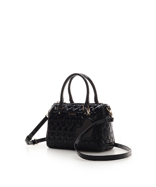 SAMANTHAVEGA（サマンサベガ）の「■オンラインショップ＆一部店舗限定■エターナルハートキルトミニボストン（ボストンバッグ・レディース・ラベンダー/ピンク/ミント/ブラック/ホワイト/ライトブルー・FREE）」の14枚目の写真