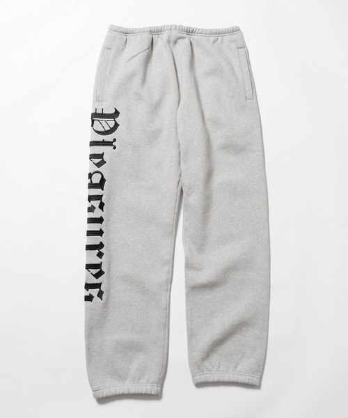 PLEASURES(プレジャー)の「PLEASURES/プレジャーズ Burnout Sweat Pants スウェットパンツ ワイド リラックス(スウェットパンツ・メンズ・グレー・S)」の1枚目の写真
