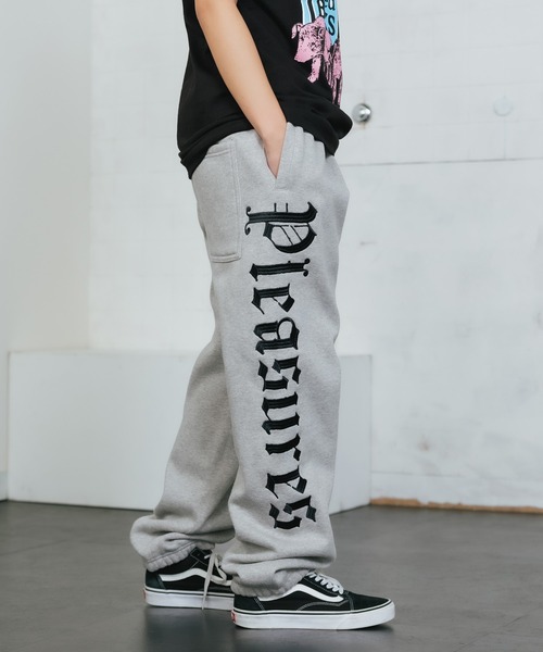 PLEASURES(プレジャー)の「PLEASURES/プレジャーズ Burnout Sweat Pants スウェットパンツ ワイド リラックス(スウェットパンツ・メンズ・グレー・S)」の20枚目の写真