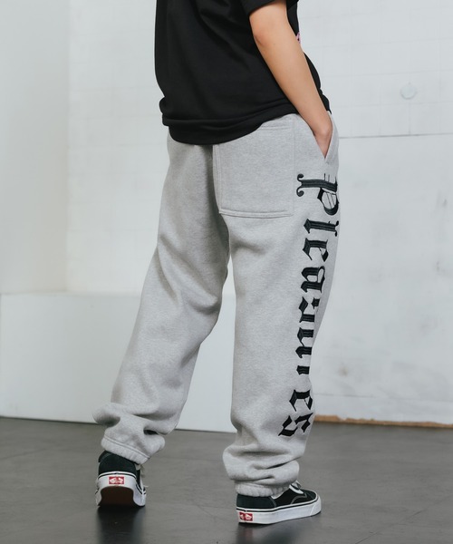 PLEASURES(プレジャー)の「PLEASURES/プレジャーズ Burnout Sweat Pants スウェットパンツ ワイド リラックス(スウェットパンツ・メンズ・グレー・S)」の19枚目の写真