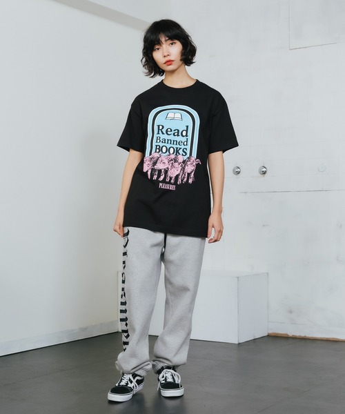 PLEASURES(プレジャー)の「PLEASURES/プレジャーズ Burnout Sweat Pants スウェットパンツ ワイド リラックス(スウェットパンツ・メンズ・グレー・S)」の18枚目の写真