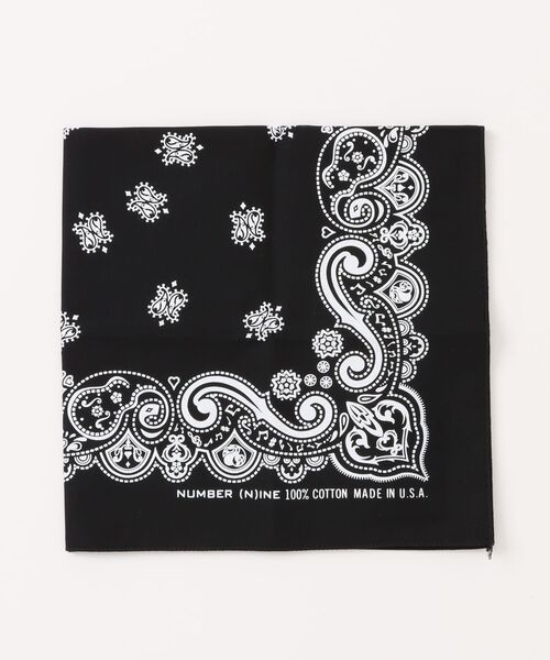 NUMBER(N)INE/ナンバーナイン】PAISLEY PRINTED BANDANA MADE IN