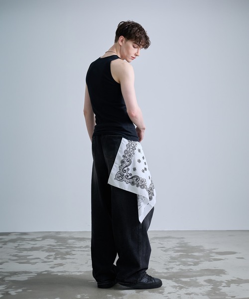 NUMBER(N)INE/ナンバーナイン】PAISLEY PRINTED BANDANA MADE IN