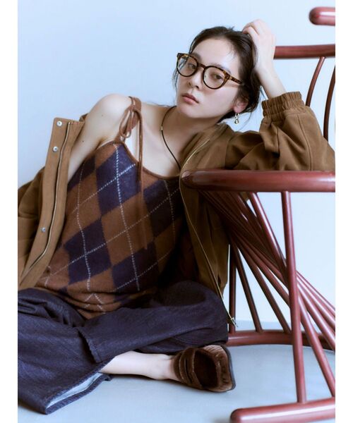 Ungrid（アングリッド）の「フェイクスウェードブルゾン（ブルゾン・レディース・ベージュ/ブラウン・FREE）」の12枚目の写真