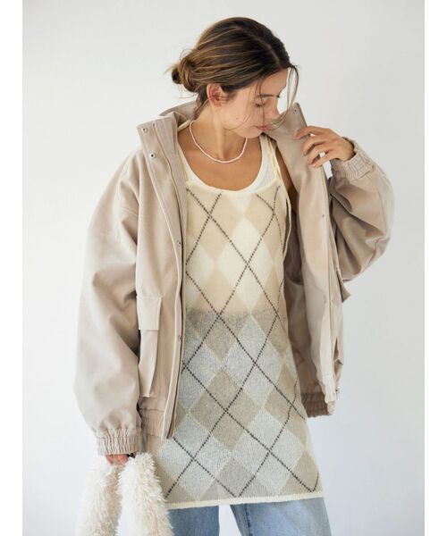 フェイクスウェードブルゾン（ブルゾン）｜Ungrid（アングリッド）の