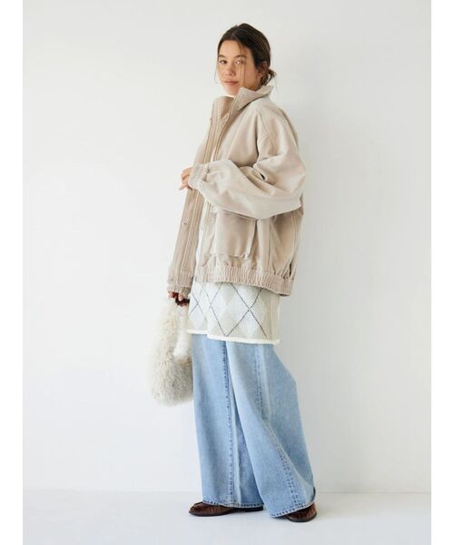 フェイクスウェードブルゾン（ブルゾン）｜Ungrid（アングリッド）の