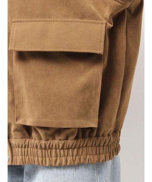 Ungrid（アングリッド）の「フェイクスウェードブルゾン（ブルゾン・レディース・ベージュ/ブラウン・FREE）」の6枚目の写真