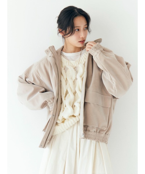 セール】フェイクスウェードブルゾン（ブルゾン）｜Ungrid（アン