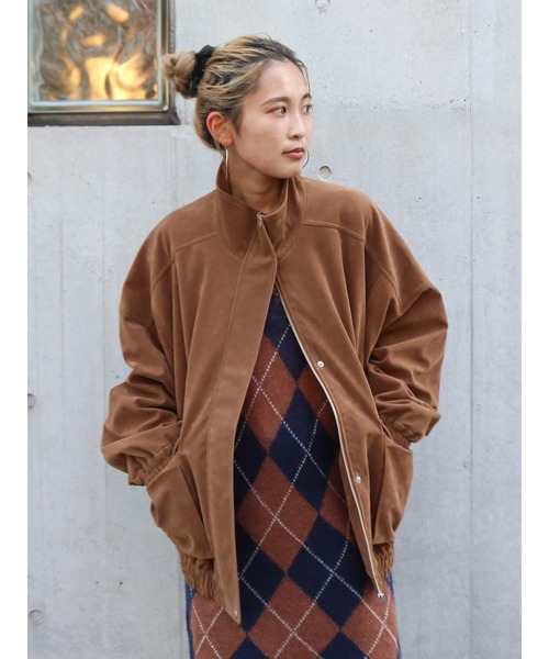 フェイクスウェードブルゾン（ブルゾン）｜Ungrid（アングリッド）の