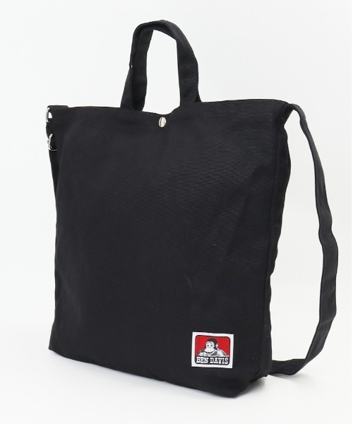 BEN DAVIS(ベンデイビス)の「BEN DAVIS ベンデイビス 2WAY SHOULDER TOTE(ショルダーバッグ・メンズ・ブラック/ナチュラル・FREE)」の18枚目の写真