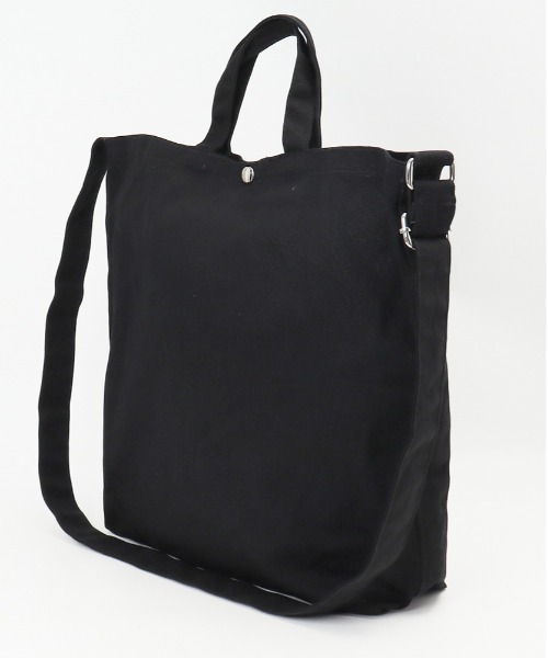 BEN DAVIS(ベンデイビス)の「BEN DAVIS ベンデイビス 2WAY SHOULDER TOTE(ショルダーバッグ・メンズ・ブラック/ナチュラル・FREE)」の3枚目の写真