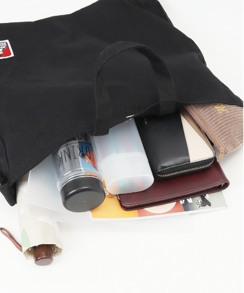 BEN DAVIS(ベンデイビス)の「BEN DAVIS ベンデイビス 2WAY SHOULDER TOTE(ショルダーバッグ・メンズ・ブラック/ナチュラル・FREE)」の7枚目の写真