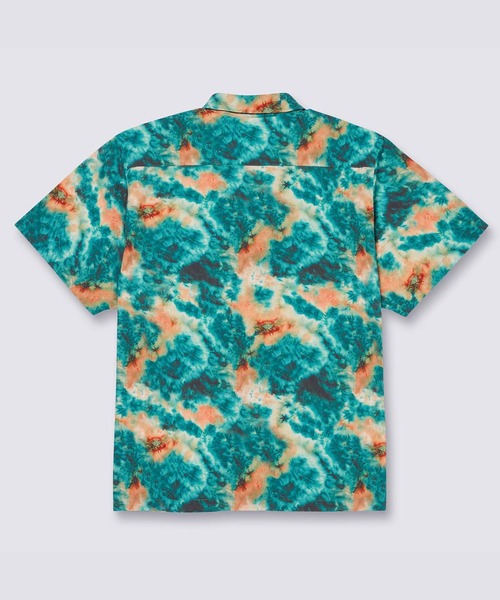 VANS(バンズ)の「BEACH GETAWAY オープンカラータイダイシャツ(シャツ/ブラウス・メンズ・レッド/グリーン・X-LARGE/LARGE/MEDIUM/SMALL/XX-LARGE)」の14枚目の写真