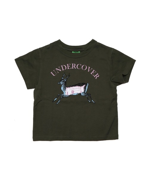 UNDERCOVER KIDS（アンダーカバーキッズ）の「UC2E5803（Tシャツ/カットソー・キッズ・カーキ/アイボリー/ボルドー・120/110/100/90）」の2枚目の写真