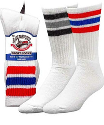 cachenez（カシュネ）の「"カシュネ cache nez / TheRailRoadSocks ""Americana"" Striped Crew"（ソックス/靴下）」