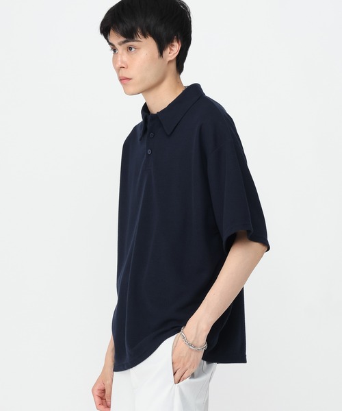 LAND MUSEUM（ランドミュージアム）の「LAND MUSEUM／ボタンポロTシャツ（Tシャツ/カットソー・メンズ・ベージュ/ネイビー・FREE）」の19枚目の写真