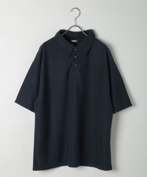 LAND MUSEUM（ランドミュージアム）の「LAND MUSEUM／ボタンポロTシャツ（Tシャツ/カットソー・メンズ・ベージュ/ネイビー・FREE）」の21枚目の写真