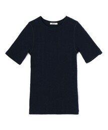 EDITION | シルクネップ ハーフスリーブトップス(Tシャツ/カットソー)