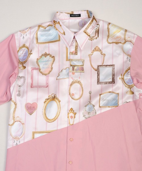 milkboy ミルクボーイ 限定 アリス リボン シャツ ブラウス ALICE MILKBOY｜ミルクボーイのシャツ/ブラウス（リボン）通販 - ZOZOTOWN