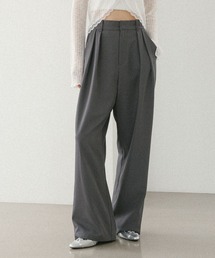 Heather（ヘザー）の「WEB限定　レングスが選べる　タックボリュームパンツ　577075（スラックス）」