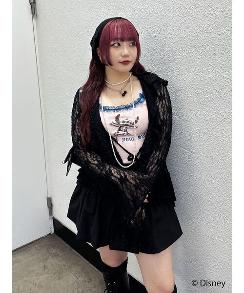 jouetie(ジュエティ)の「【Lilo&Stitch】レースキャミソール(キャミソール・レディース・ブルー/アイボリー/ピンク・MEDIUM)」の15枚目の写真