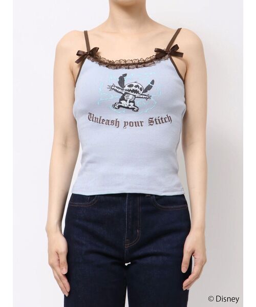 jouetie(ジュエティ)の「【Lilo&Stitch】レースキャミソール(キャミソール・レディース・ブルー/アイボリー/ピンク・MEDIUM)」の17枚目の写真