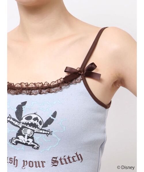 jouetie(ジュエティ)の「【Lilo&Stitch】レースキャミソール(キャミソール・レディース・ブルー/アイボリー/ピンク・MEDIUM)」の21枚目の写真