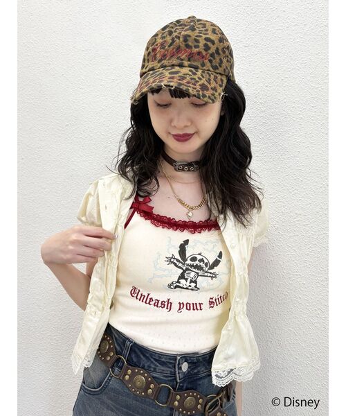 jouetie(ジュエティ)の「【Lilo&Stitch】レースキャミソール(キャミソール・レディース・ブルー/アイボリー/ピンク・MEDIUM)」の13枚目の写真